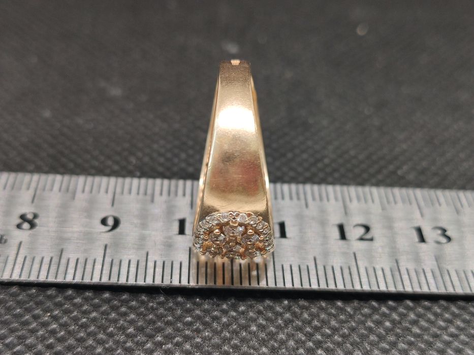 Кольцо золотое р19