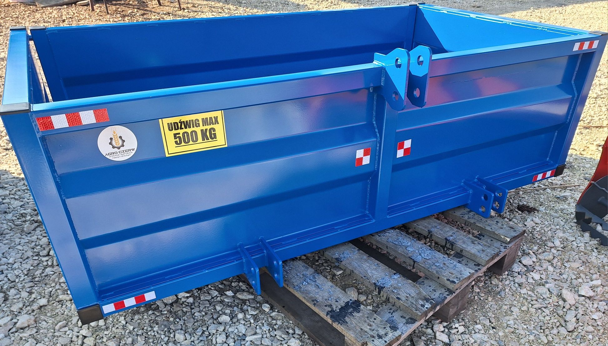 Skrzynia transportowa do ciągnika i minitraktorka TUZ przód Tył Mocna