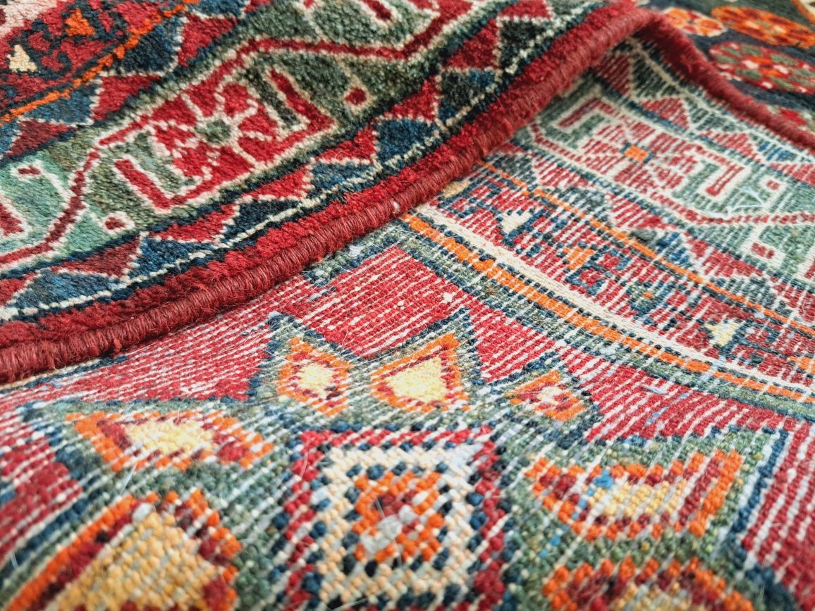 Śliczny Perski Hamadan lata 40ste 130x195cm ręcznie tkany,wełna.