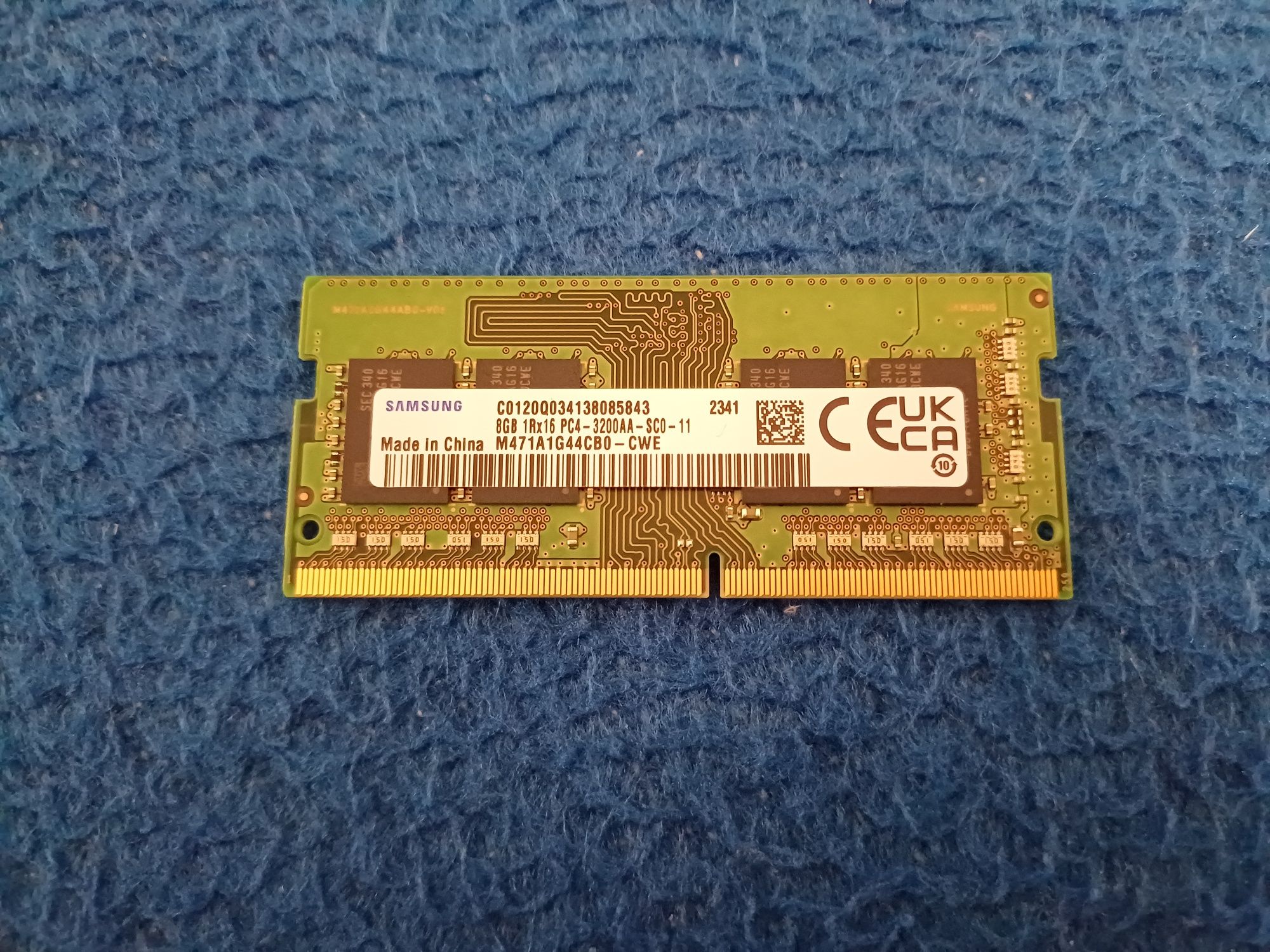 Оперативна пам'ять Samsung, 8GB, DDR4, SCO-11