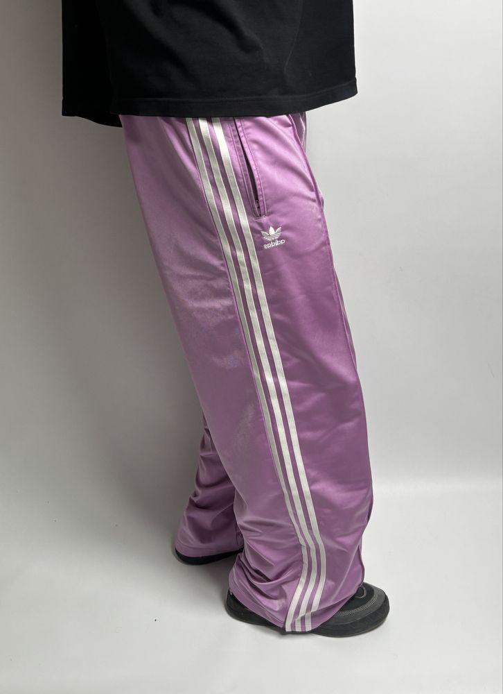 Нові широкі реп штани adidas firebird штаны адидас y2k rap balenc