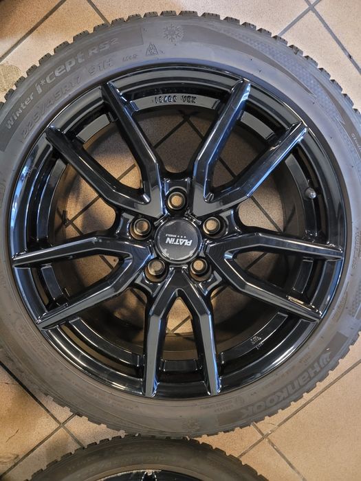 Koła aluminiowe Platin opony zimowe Hankook 225/45/17 ET 46 (8)