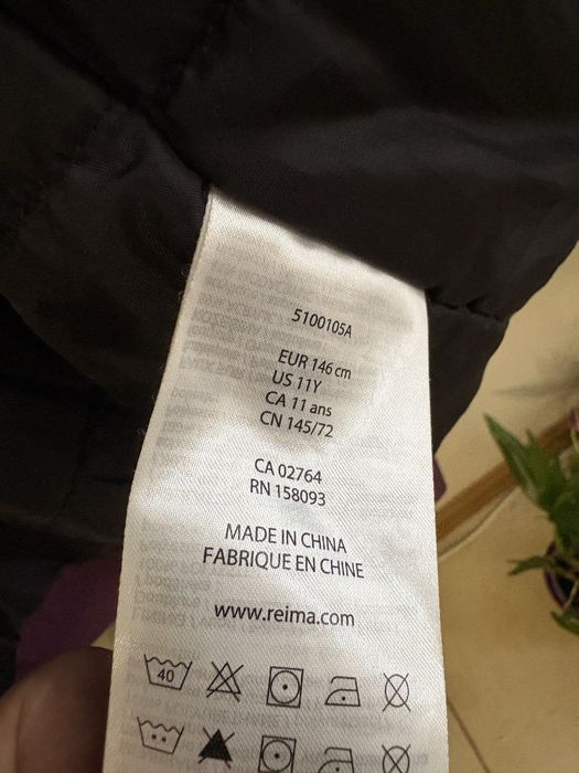 Куртка Reima зимова на дівчинку 146 ідеал