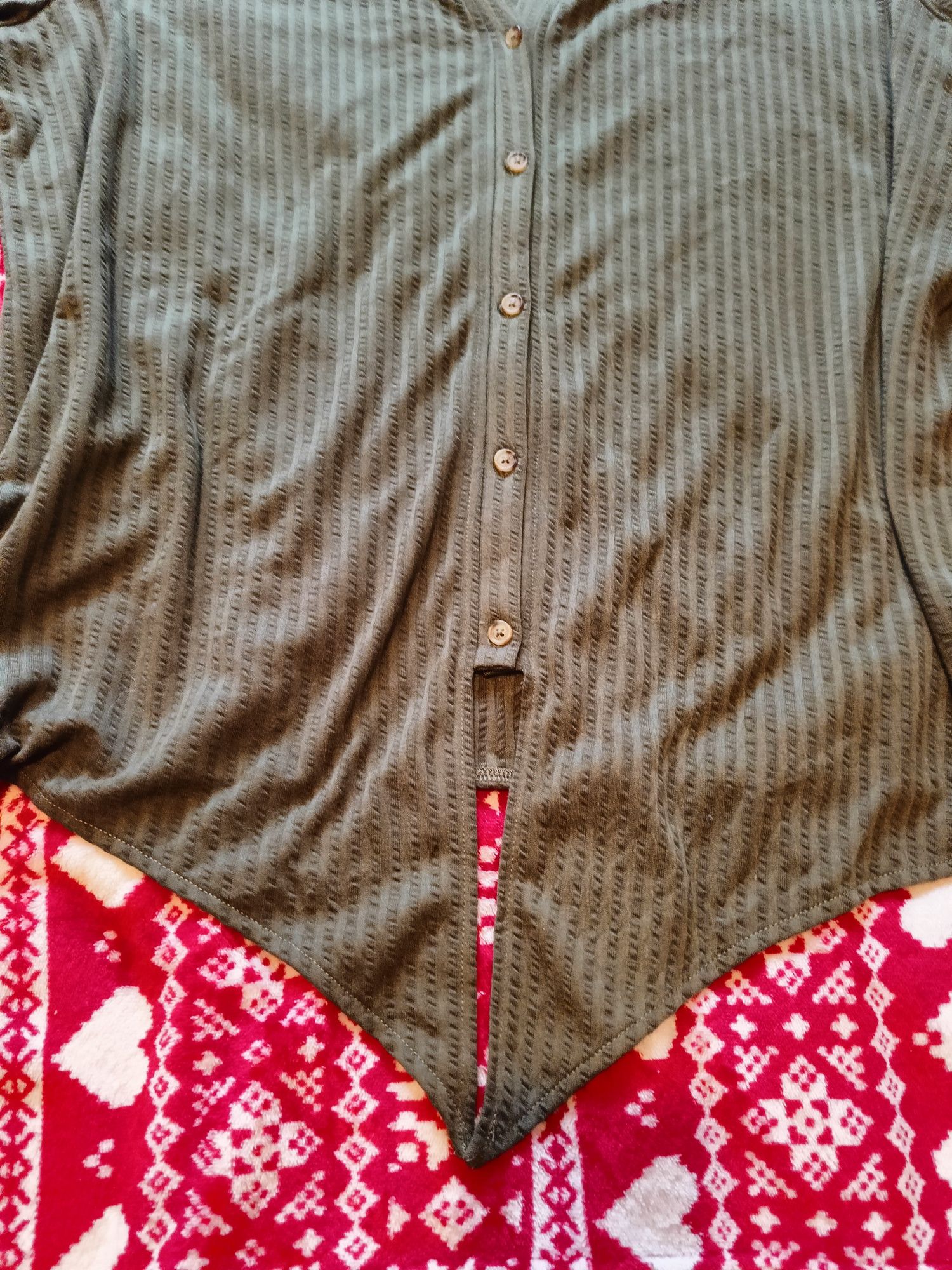 Bluzka koszulowa khaki C&A r 50