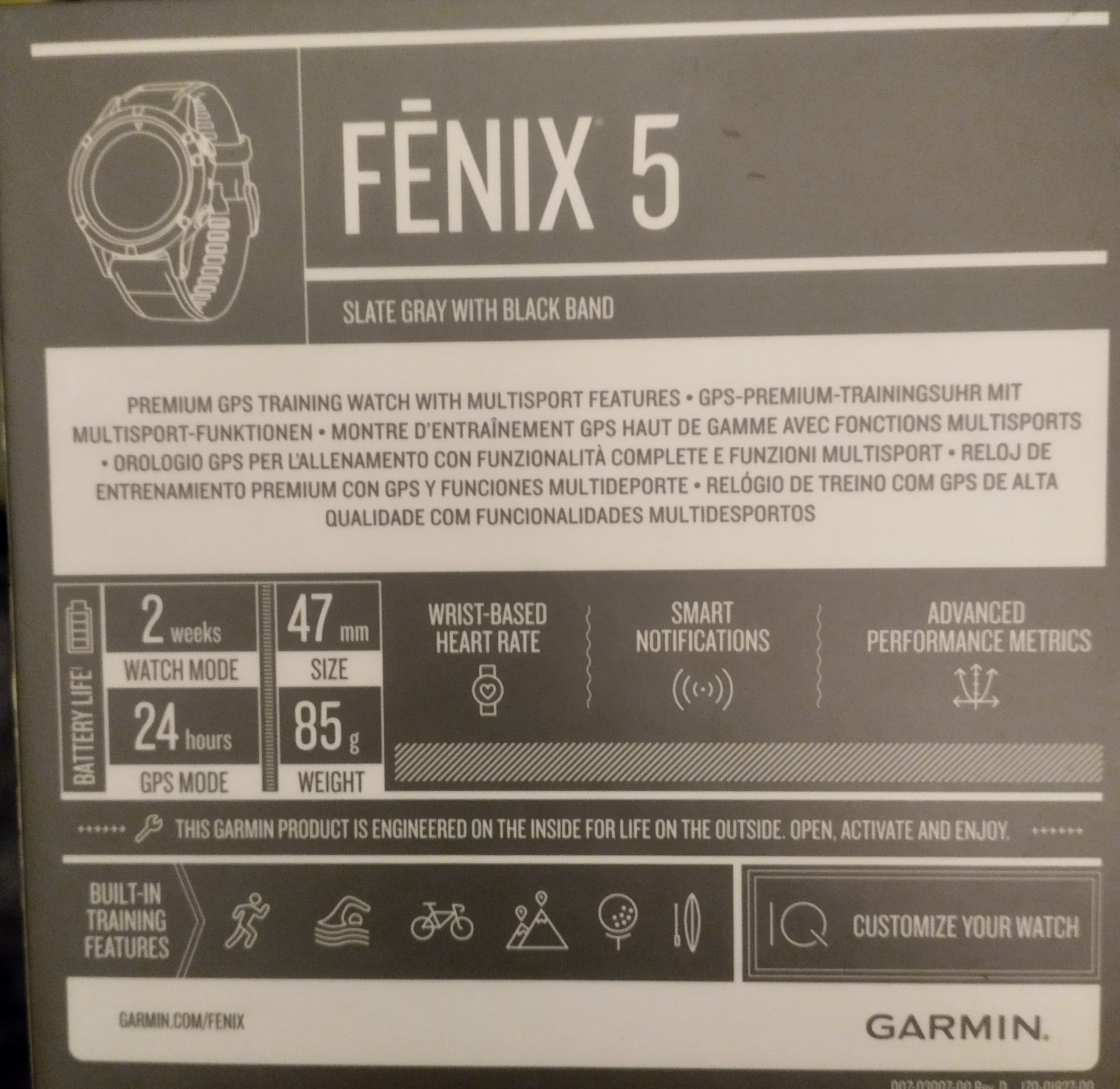 Garmin Fênix 5 47mm