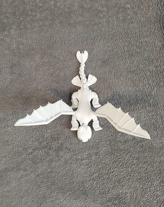 Jak wytresować smoka Figurka 3D – Biała Furia Multivers3D