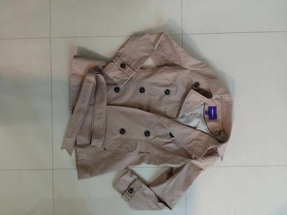 Beżowy trencz 34 mexx