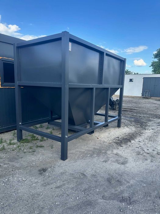 Kosz zasypowy, kosz przyjęciowy, bufor, paczkarka, zasobnik, separator