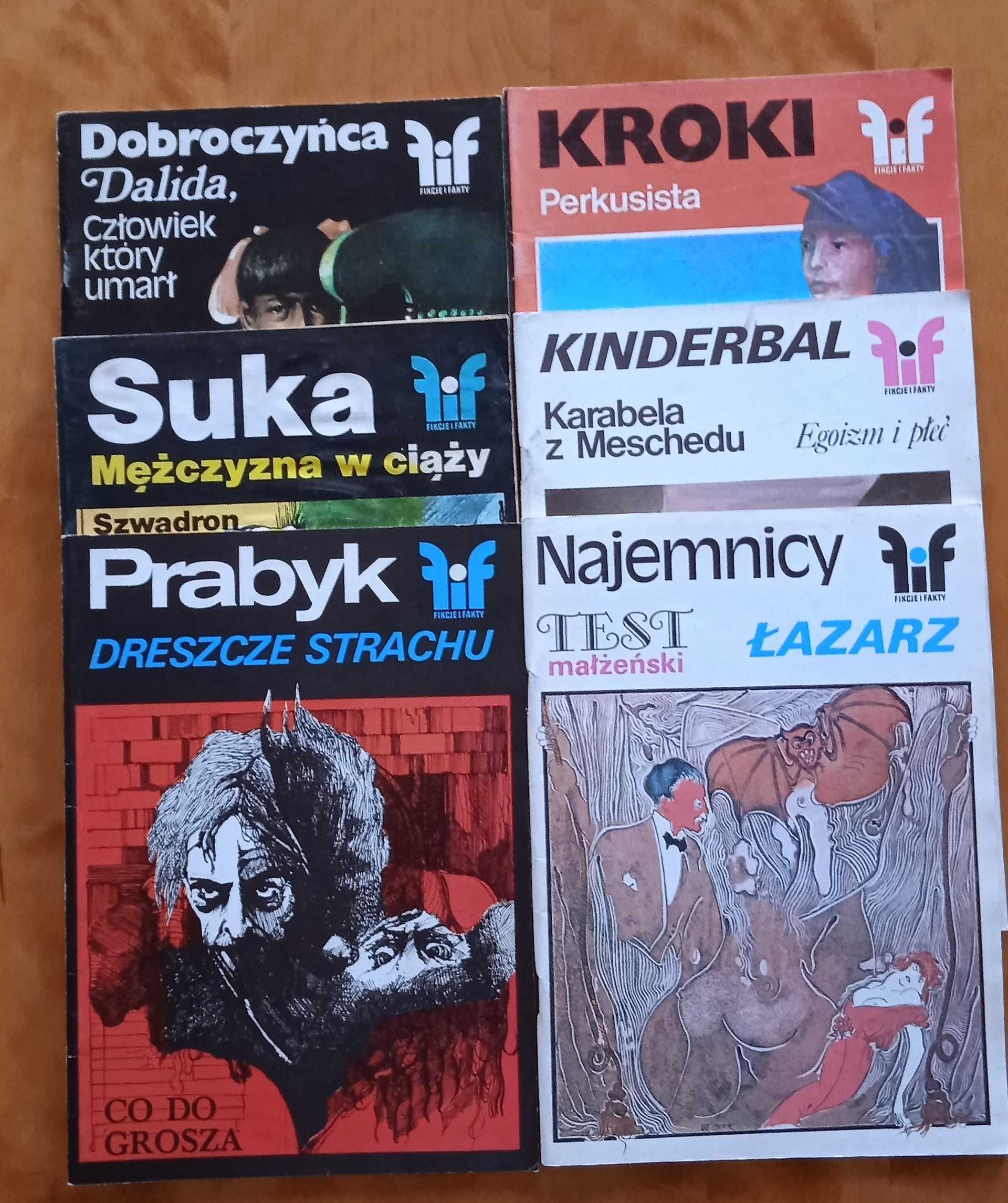 Fikcje i Fakty rok 85, 86, 88 zeszyt czasopismo miesięcznik 13 szt.