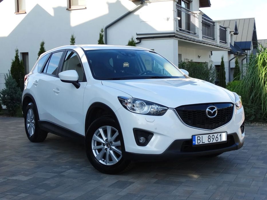 Mazda CX-5 2.0 165 KM benzyna,Serwis do końca,Navi,Blis,Bi-Xenon,Biała Perła