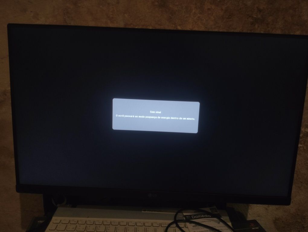 monitor LG usado mas como novo