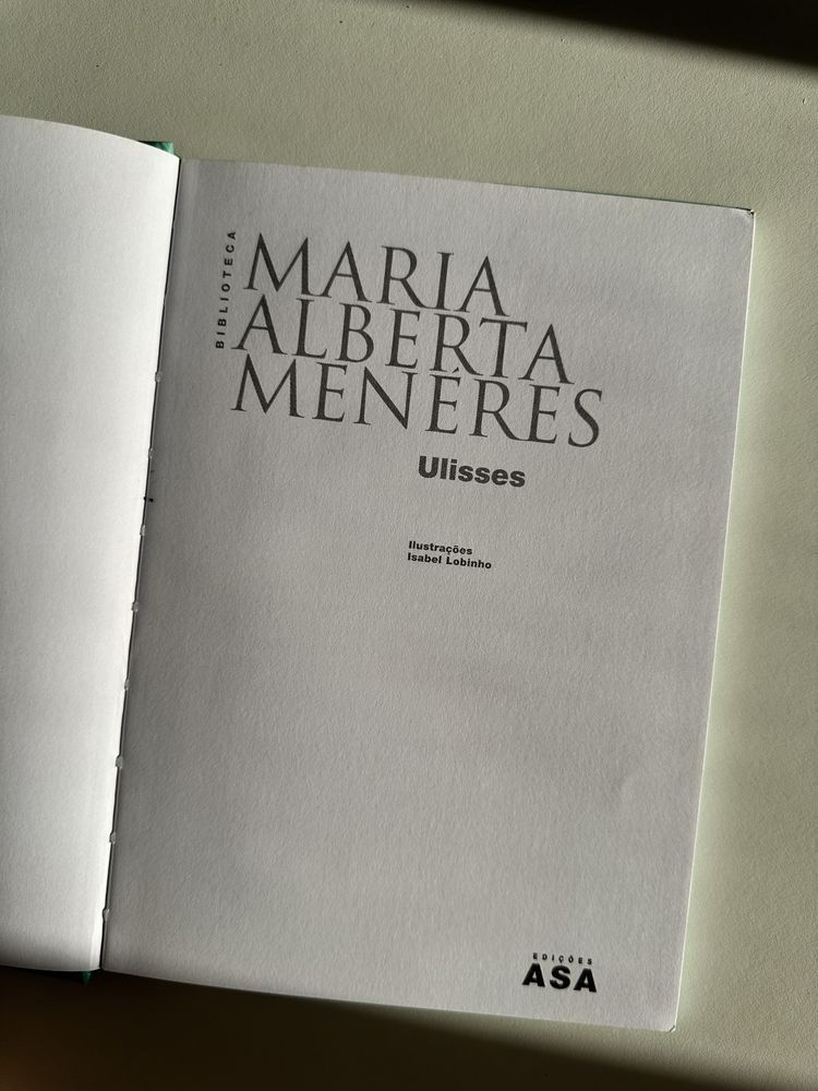 Livro Ulisses - Maria Alberta Meneres