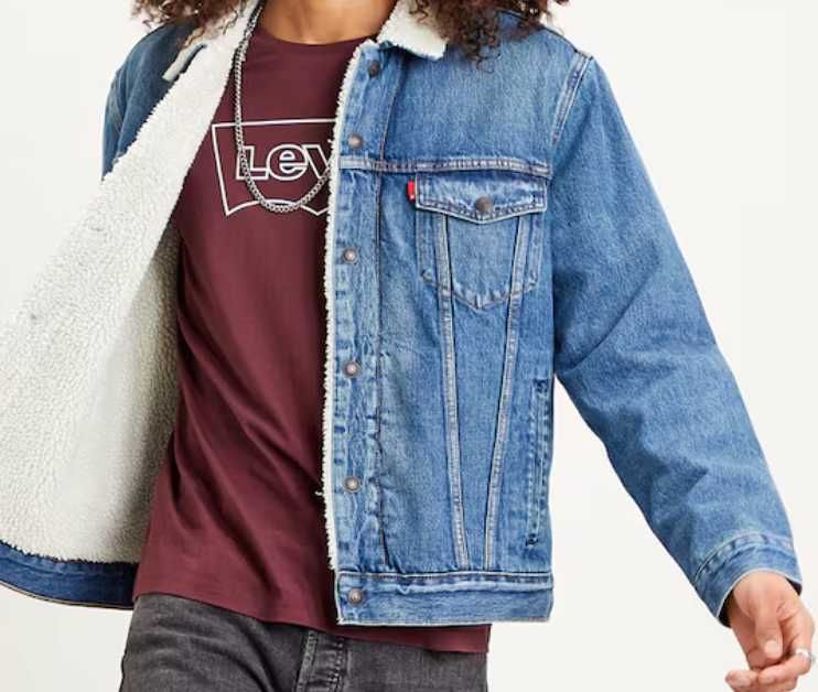 LEVI'S Casaco de Ganga - Levis Type III Sherpa Trucker - M
