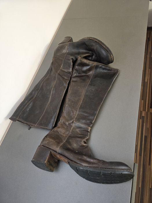 Kozaki skóra naturalna Made in Italy 38,5