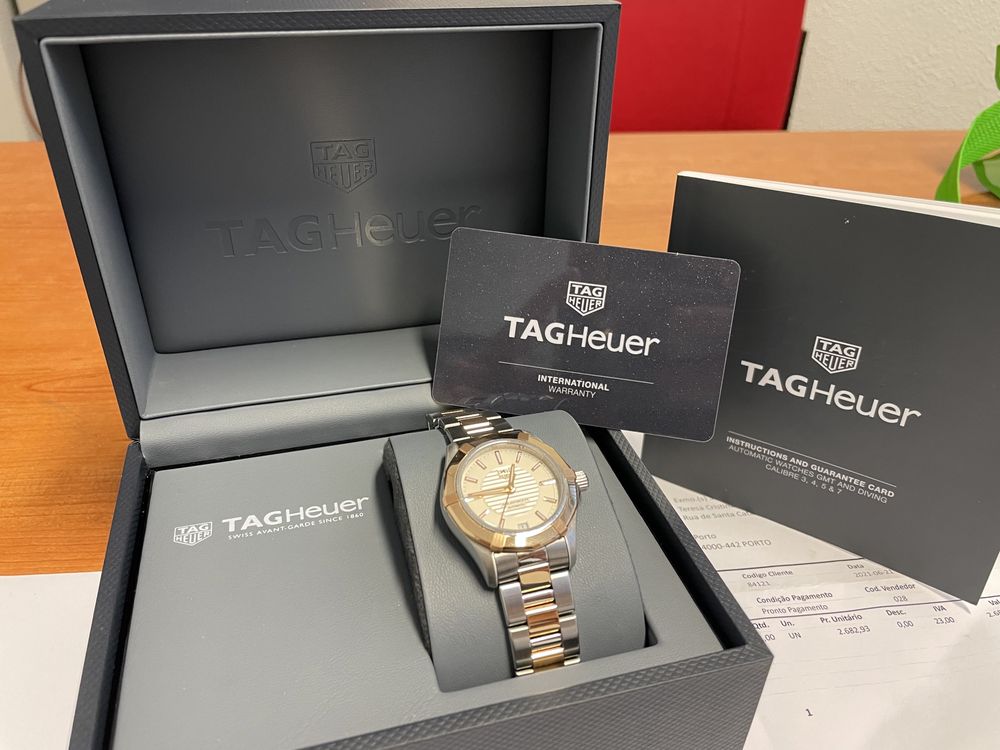 Tag Heuer Aquaracer Ouro e Aço Automático