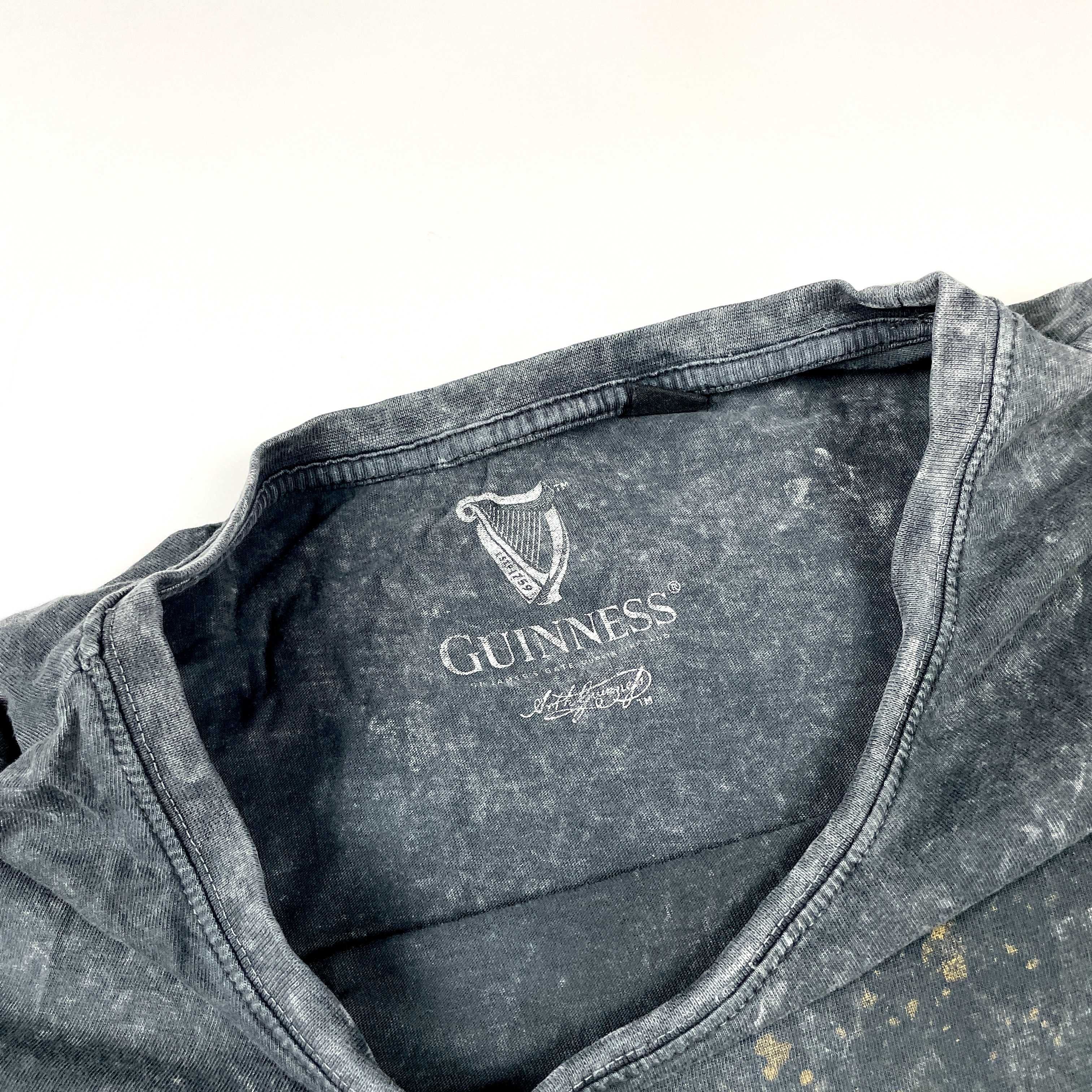 Guinness oversize vintage T-shirt overprint 90s 80s y2k (L/XL)