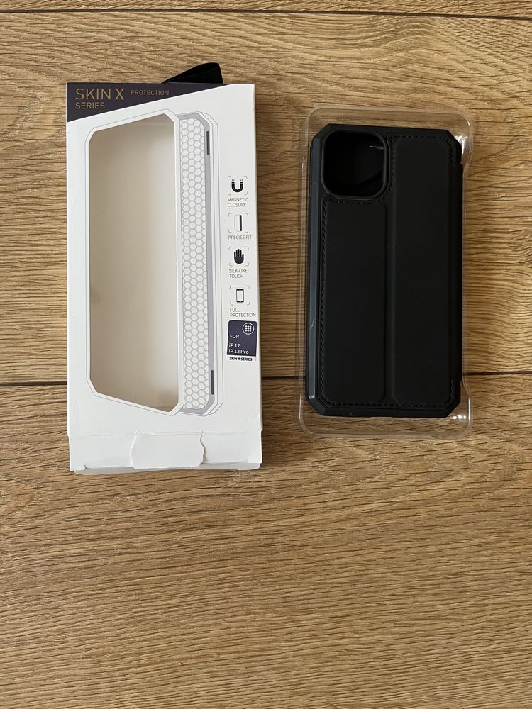 Nowe etui z klapką iPhone 12/12Pro na magnes