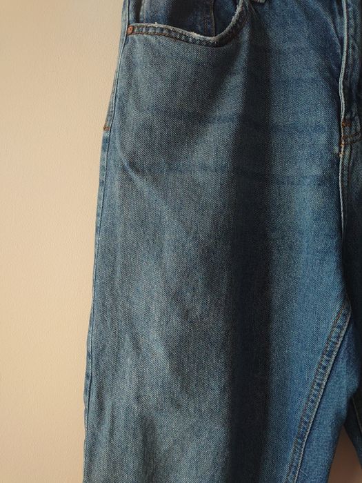 Spodnie mom jeans bawełna