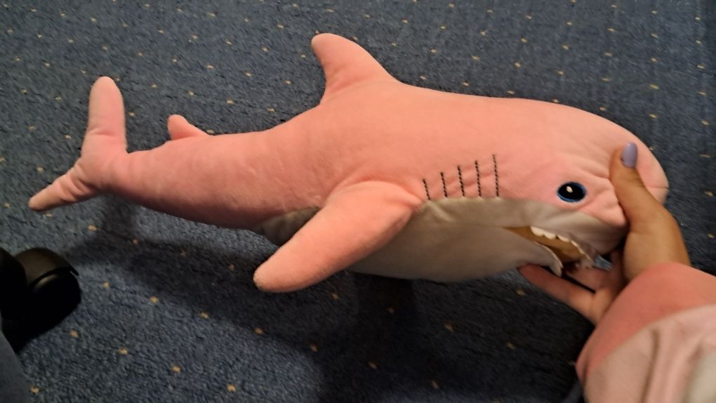Плюшева іграшка рожева акула (fancy)