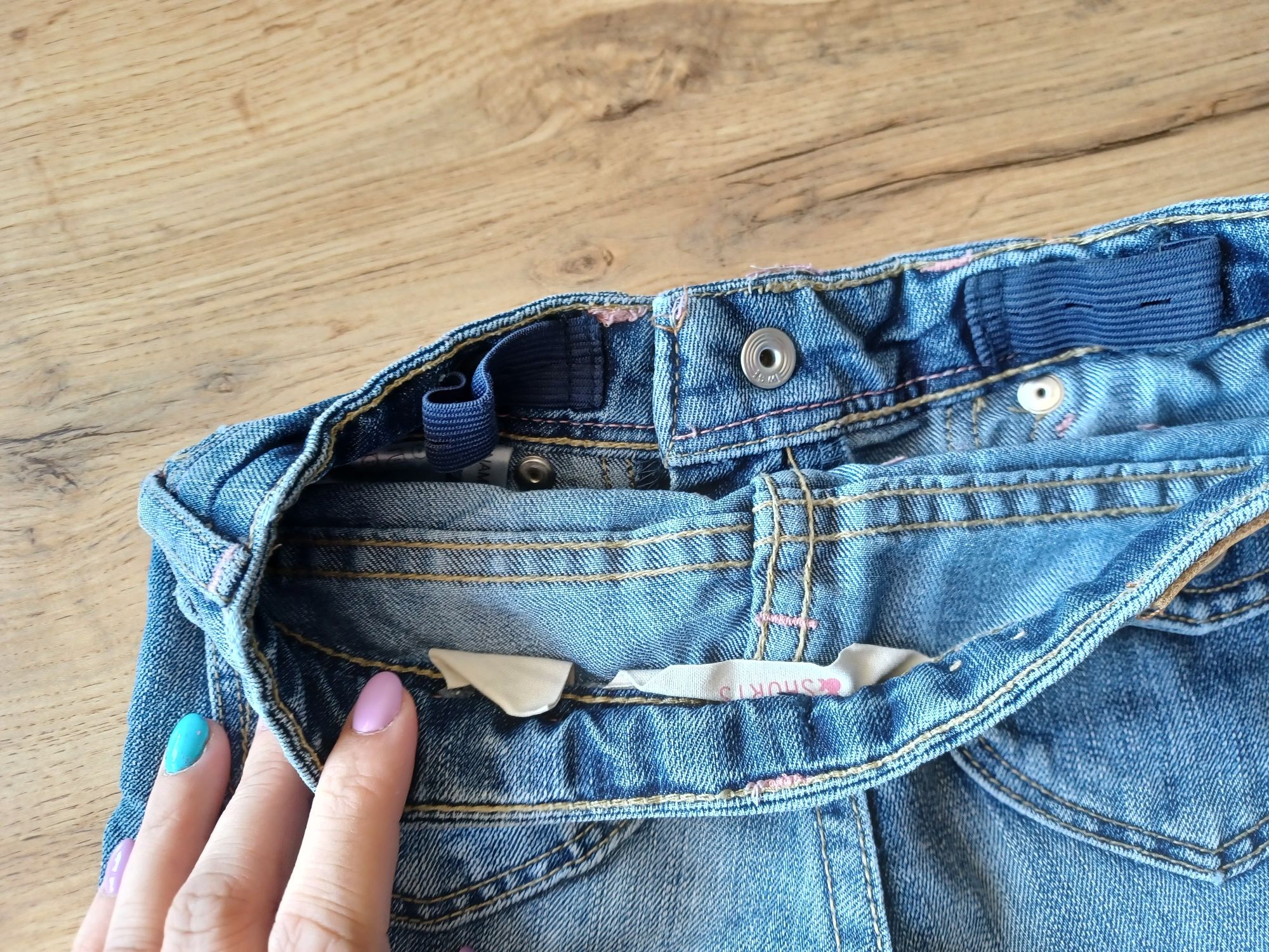 Spodenki jeansy 104