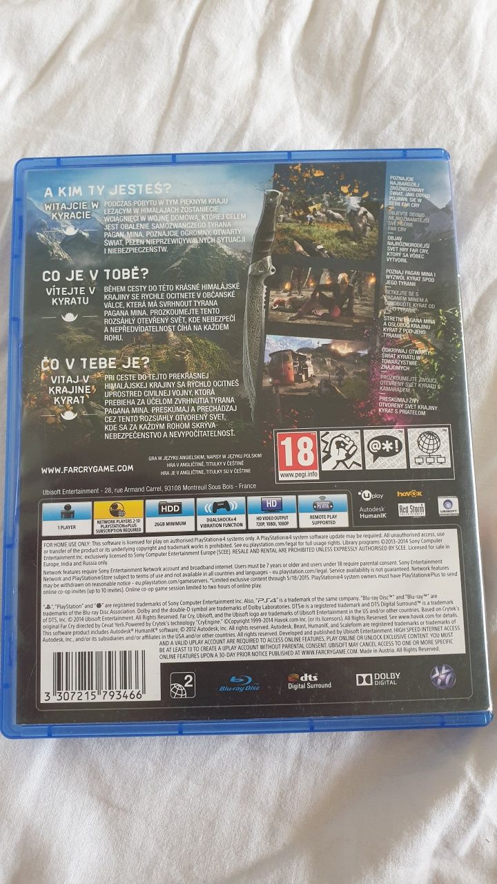 Gra Farcry 4 na ps4