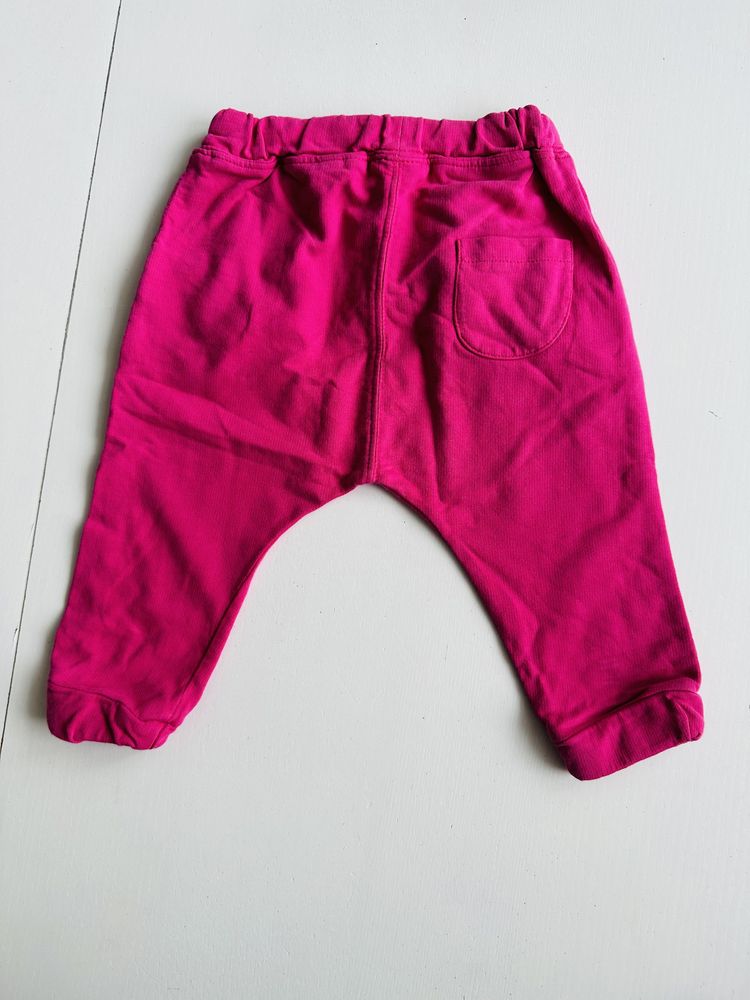 Spodnie dresowe Lindex 68-74cm organiczna bawełna dla dziewczynki#1608