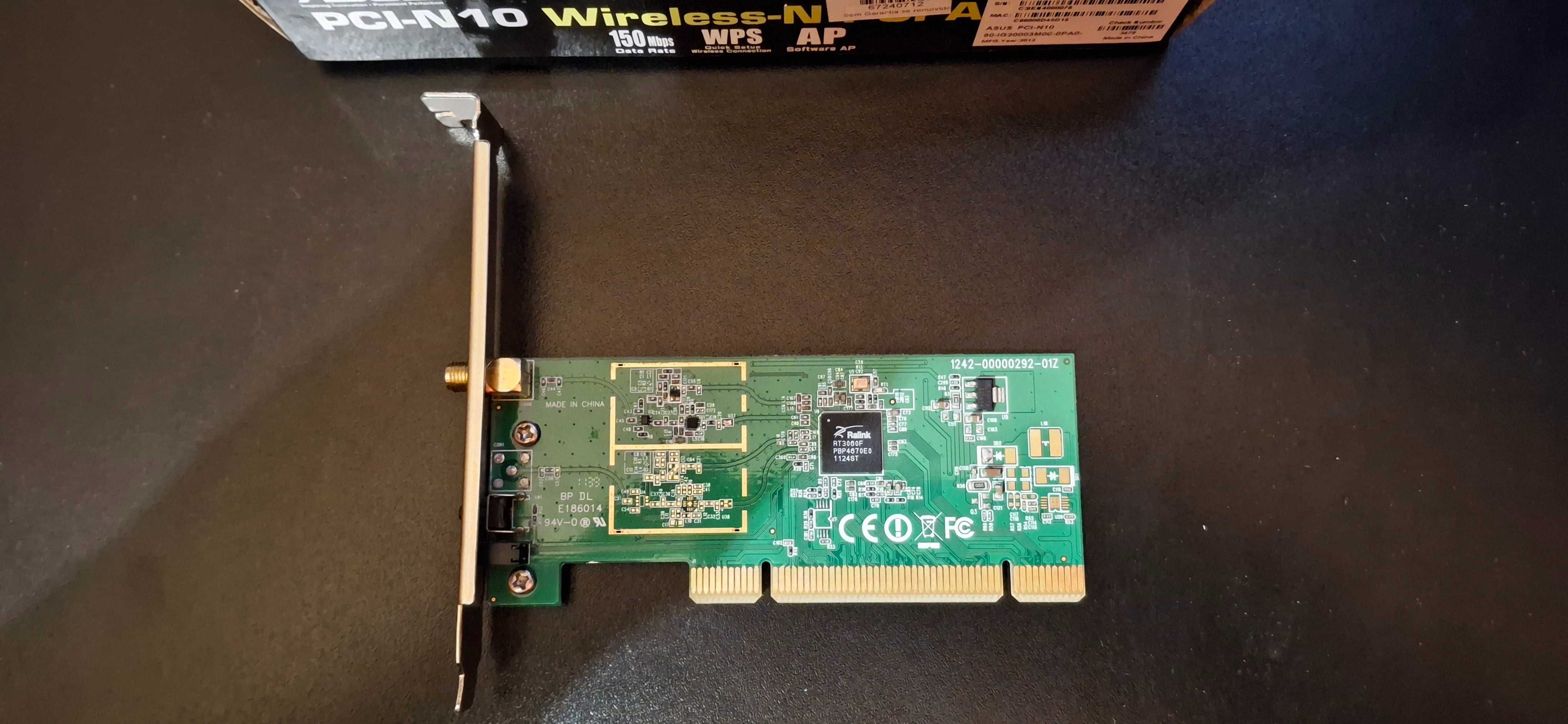 Asus PCI-N10 PCI Adapter Wireless-n 150mps (wps + ap)