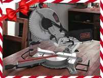 Nowoczesna PIŁA UKOŚNA Black Decker Zestaw Okulary + Zaciski (OKAZJA)