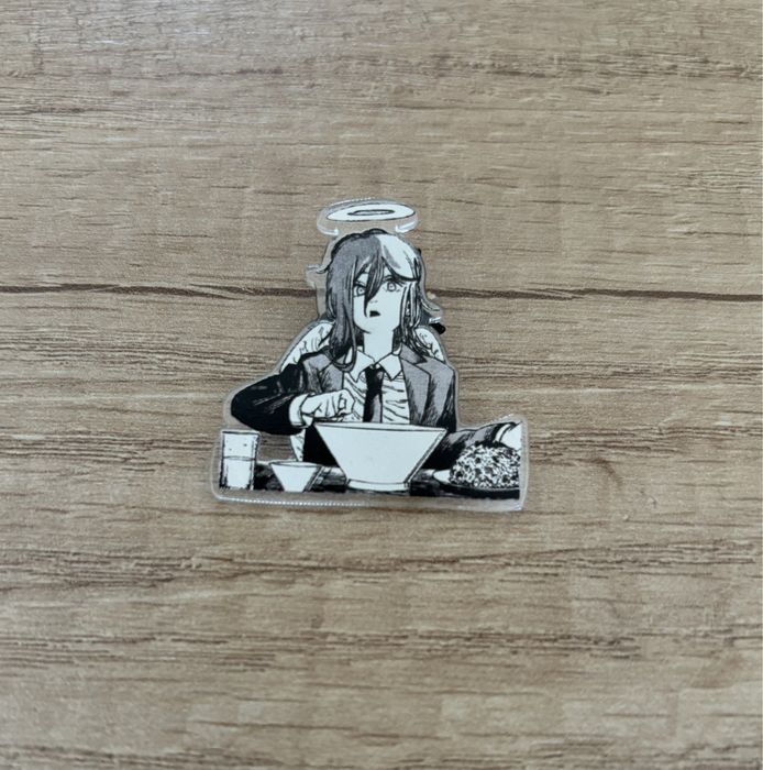 значок на одежду/сумку с персонажем из «Человек бензопила»