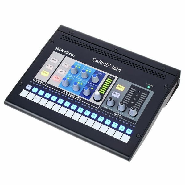 Mesa digital Presonus 32s, 4x earmix, 1x stage, 1x PoE