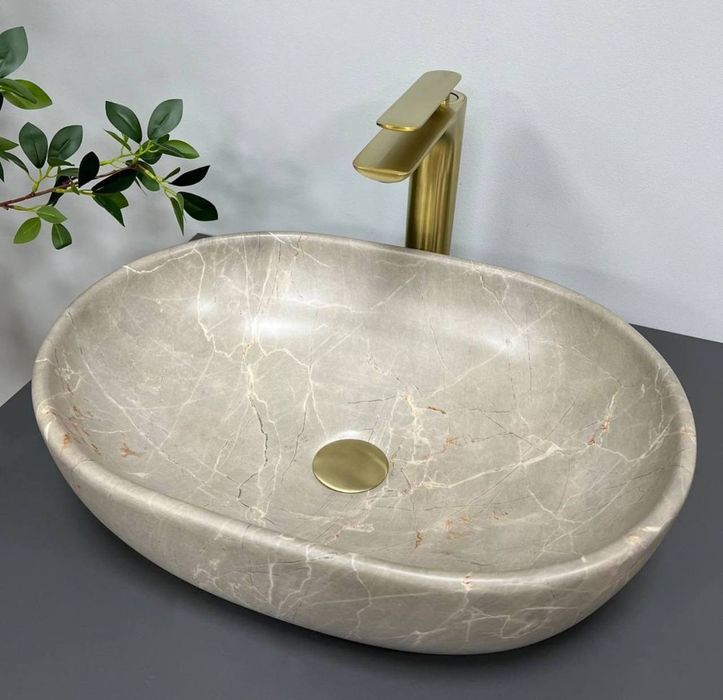 Мармурова раковина, накладна раковина,раковина для ванної,раковина