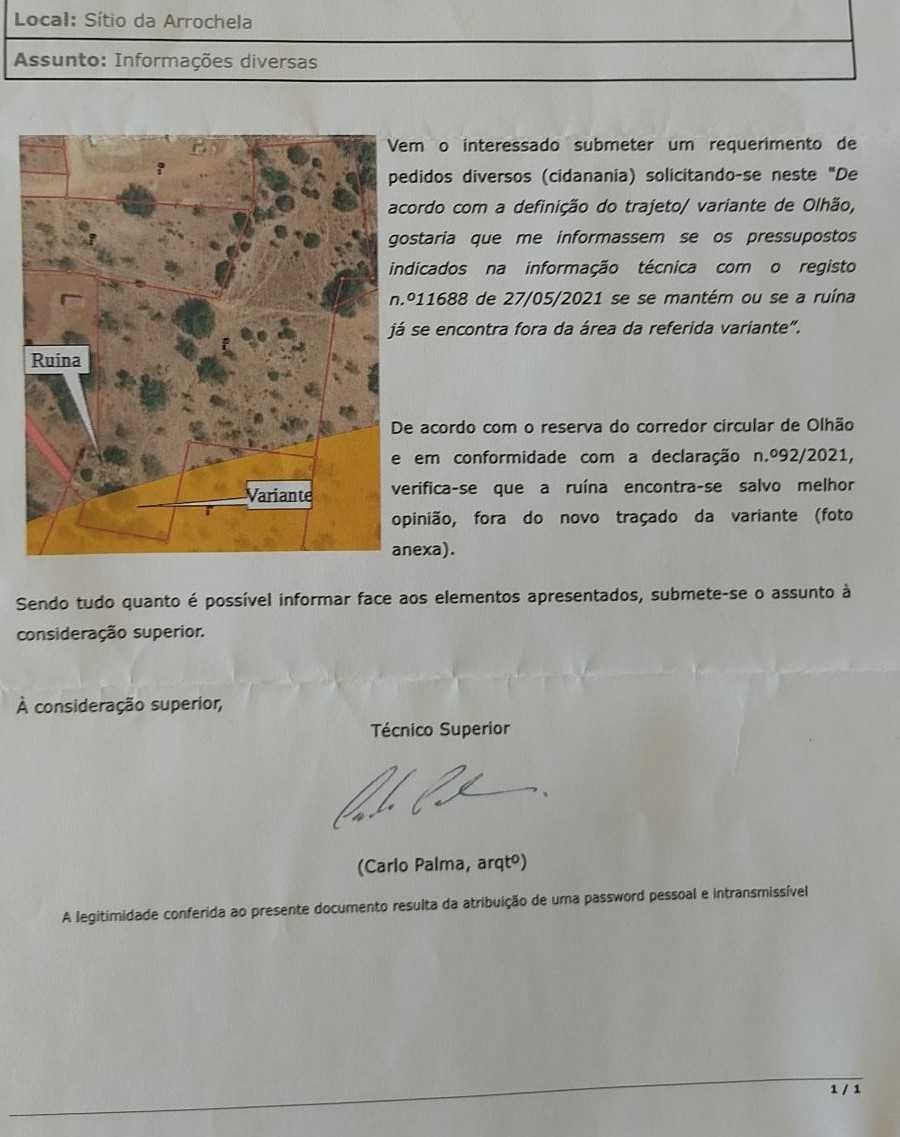 TERRENO MISTO - Olhão - Pechão - Arrochela - 7800 m2