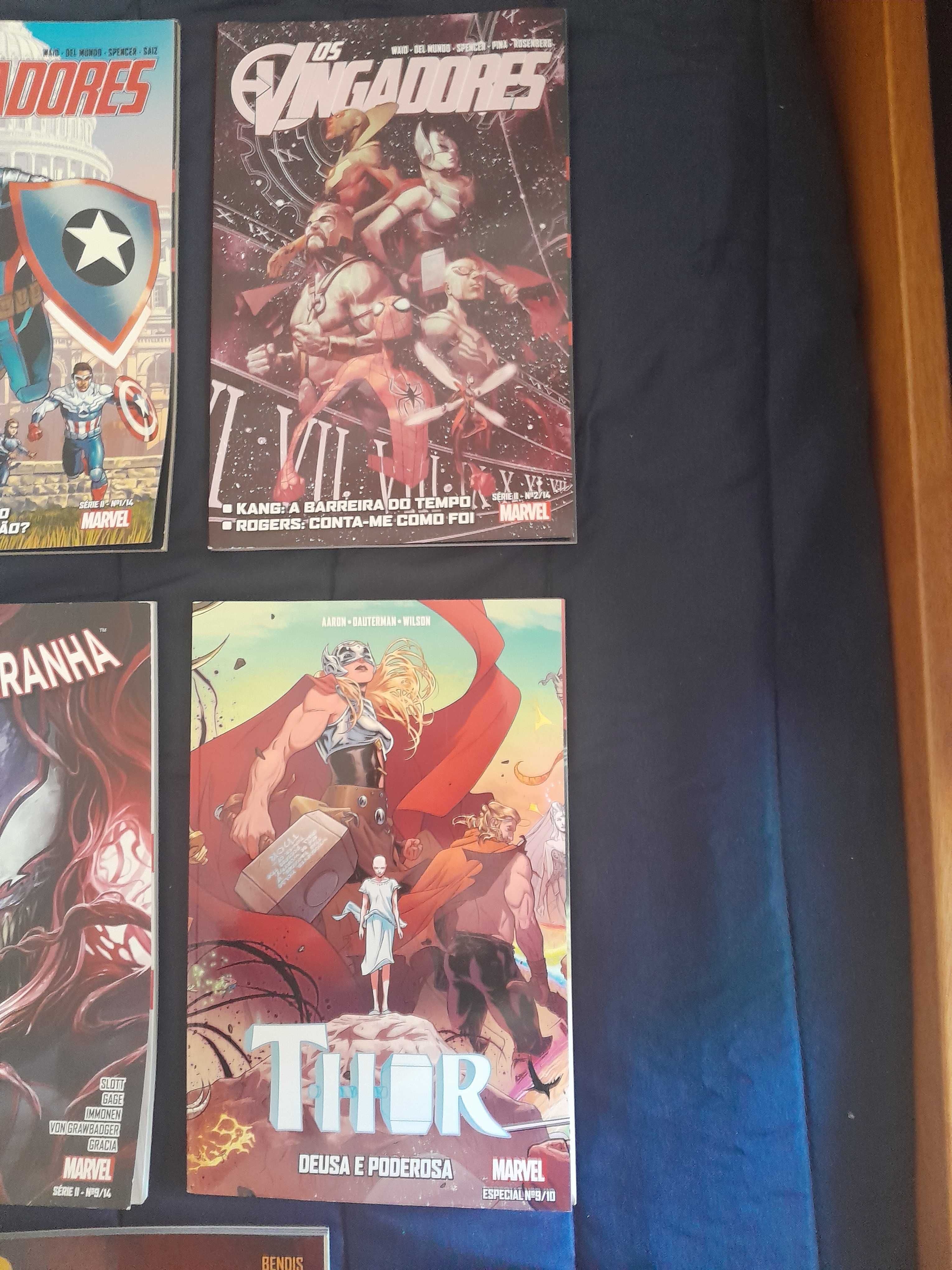 Vingadores Deadpool Thor Spiderman X Men Guardiões Galaxia Velho Logan