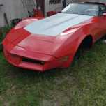 Przód nadwozia Chevrolet Corvette C3 drugi lift '80-'82