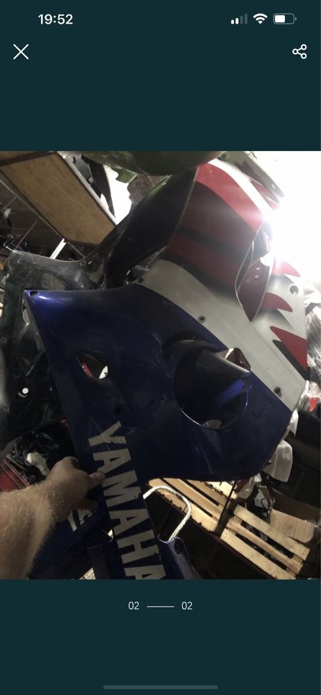 Lagi yamaha r6 Części owiewki