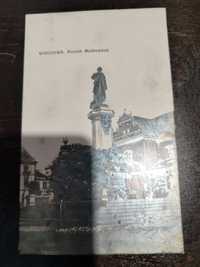 Przedwojenna pocztowka warszawa pomnik Mickiewicza