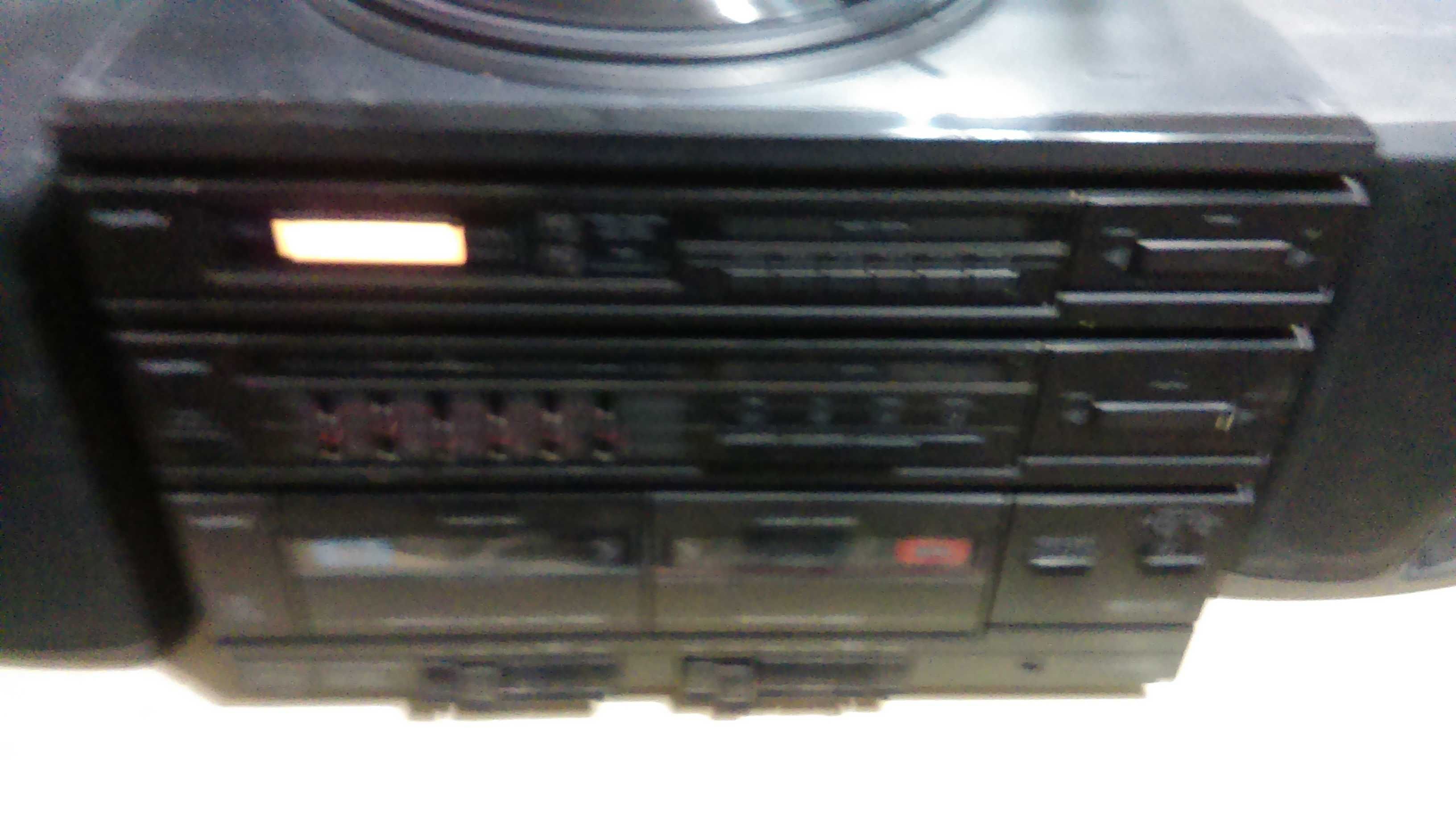 gramofon z adapterem kasety radio sanyo sprawny