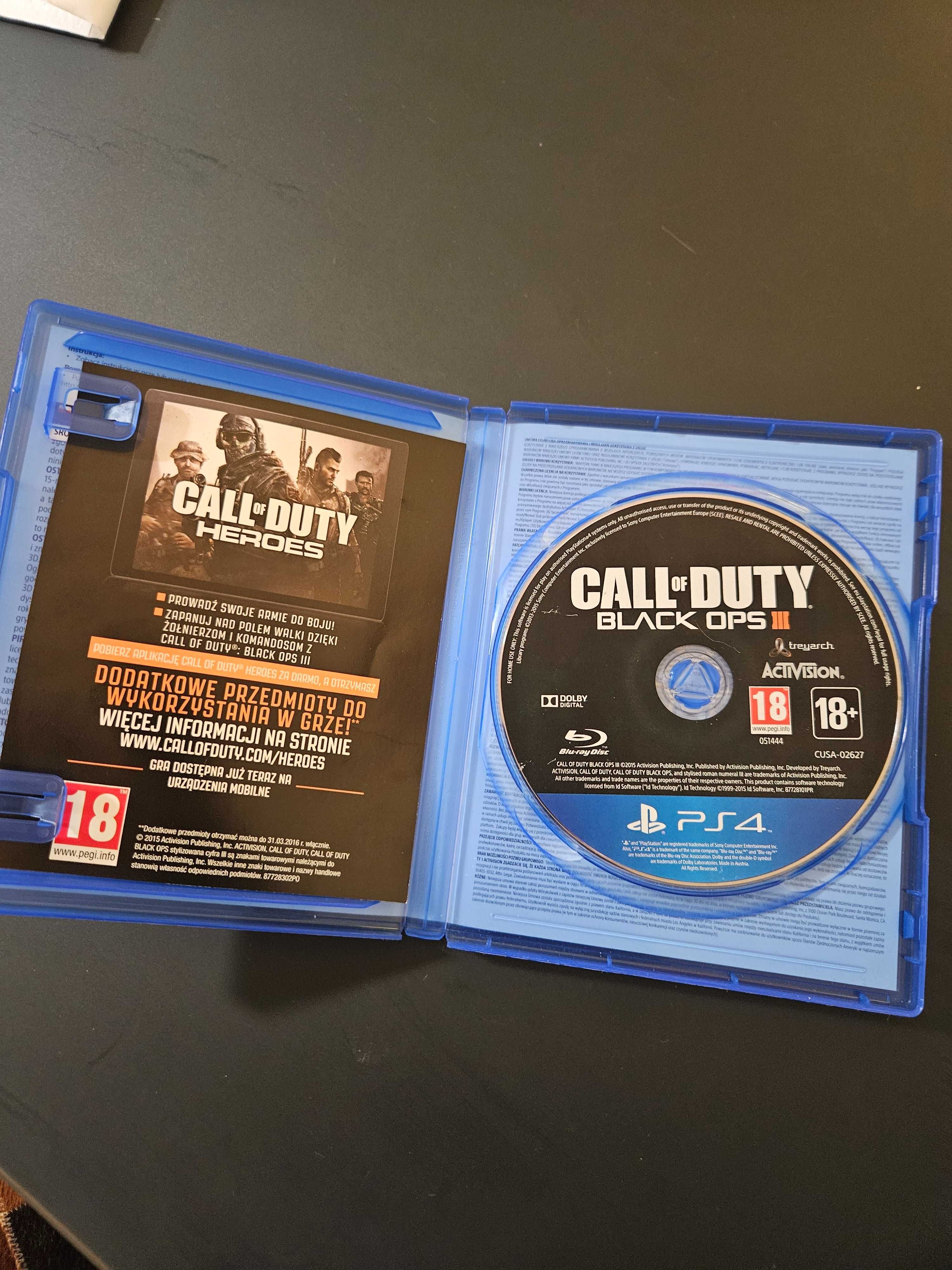 Call of Duty Black ops 3 PS4 po polsku PL box