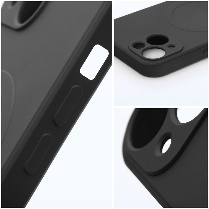 Etui Silicone Mag Cover do iPhone 17 Magsafe Black