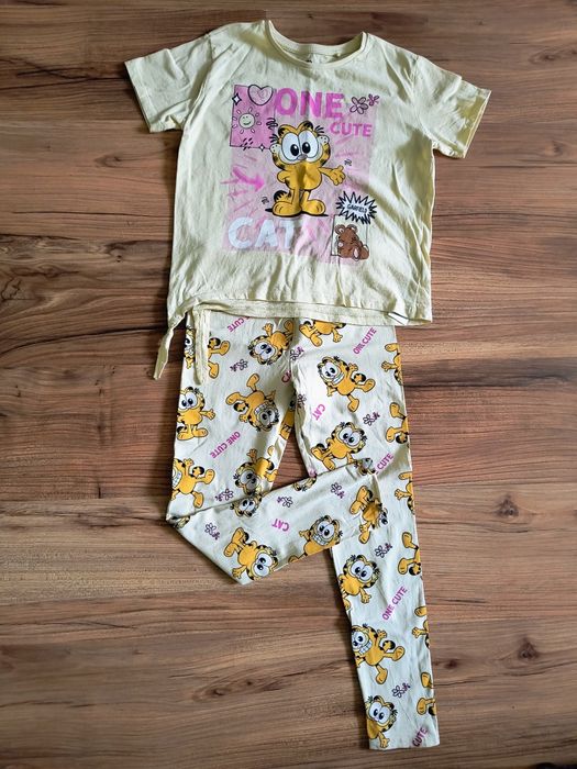 T-shirt i leginsy Garfield