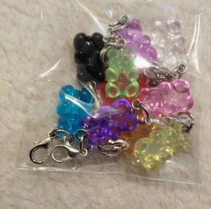 10szt misie Haribo charms hobby horse