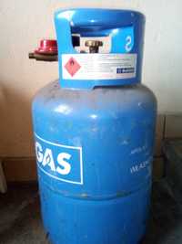 Butla z gazem 11 kg SHEEL GAS pełna nabita z manometrem i reduktor LPG