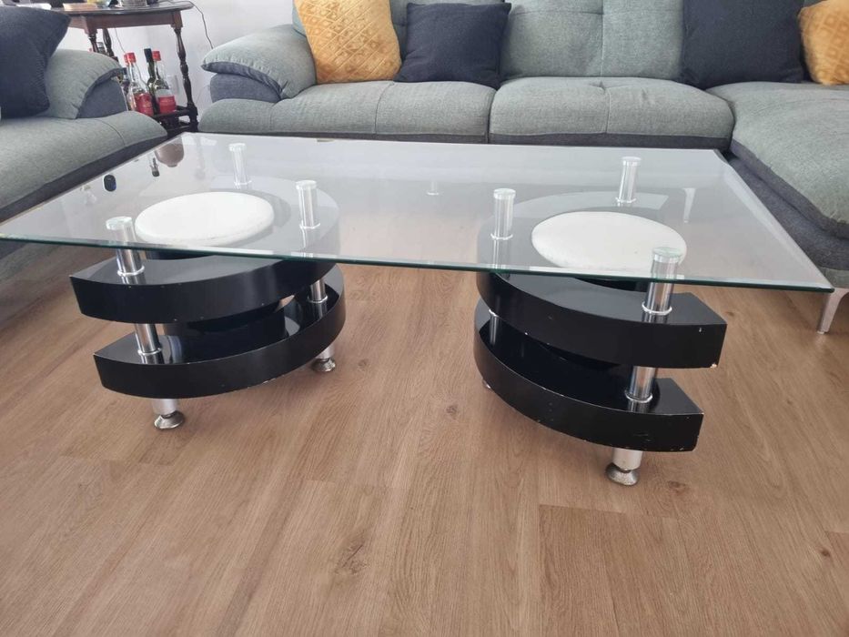 Mesa de Centro em vidro
