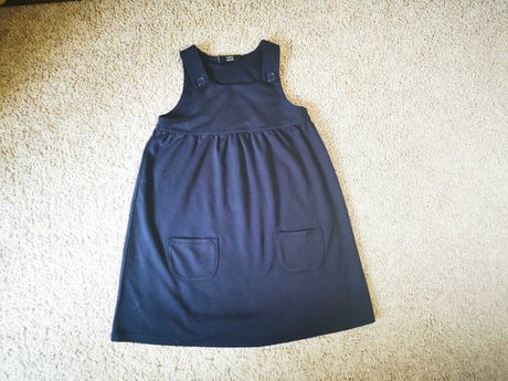 NEXT теплое платье-сарафан с кармашками для школы 5-6 лет рост 116 см