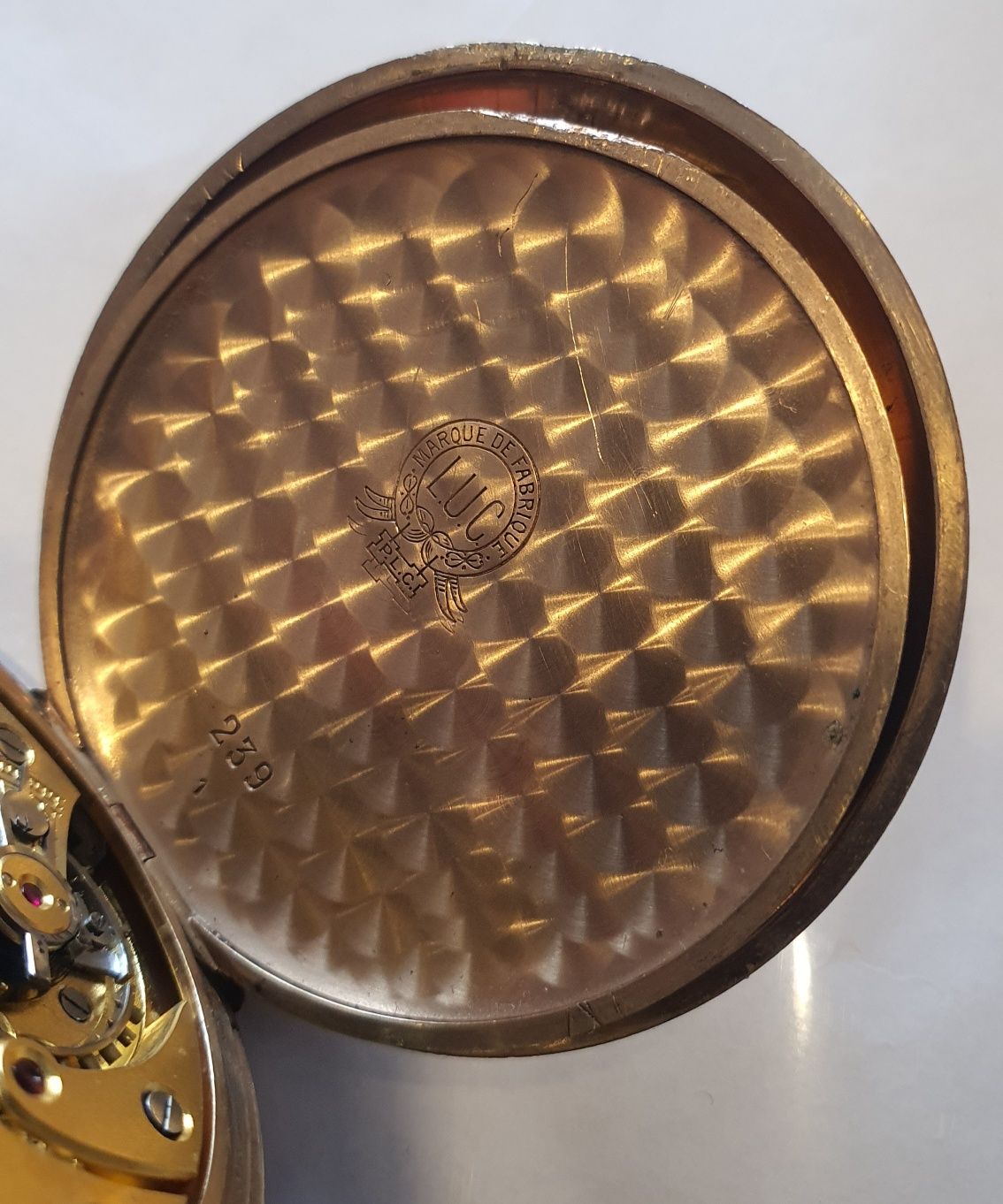 Kieszonkowy zegarek Chopard L.U.C. super stan