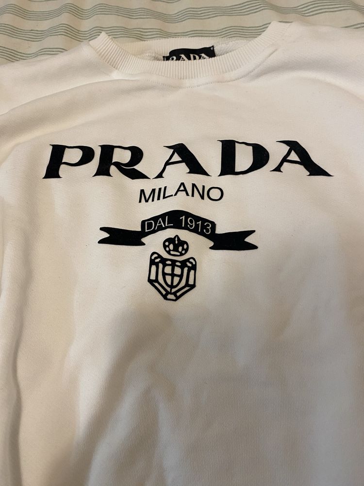 Sweatshirt Prada Branca
