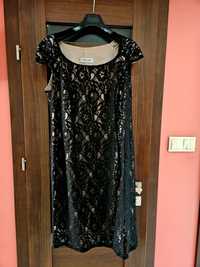 Sukienka koronkowa czarna