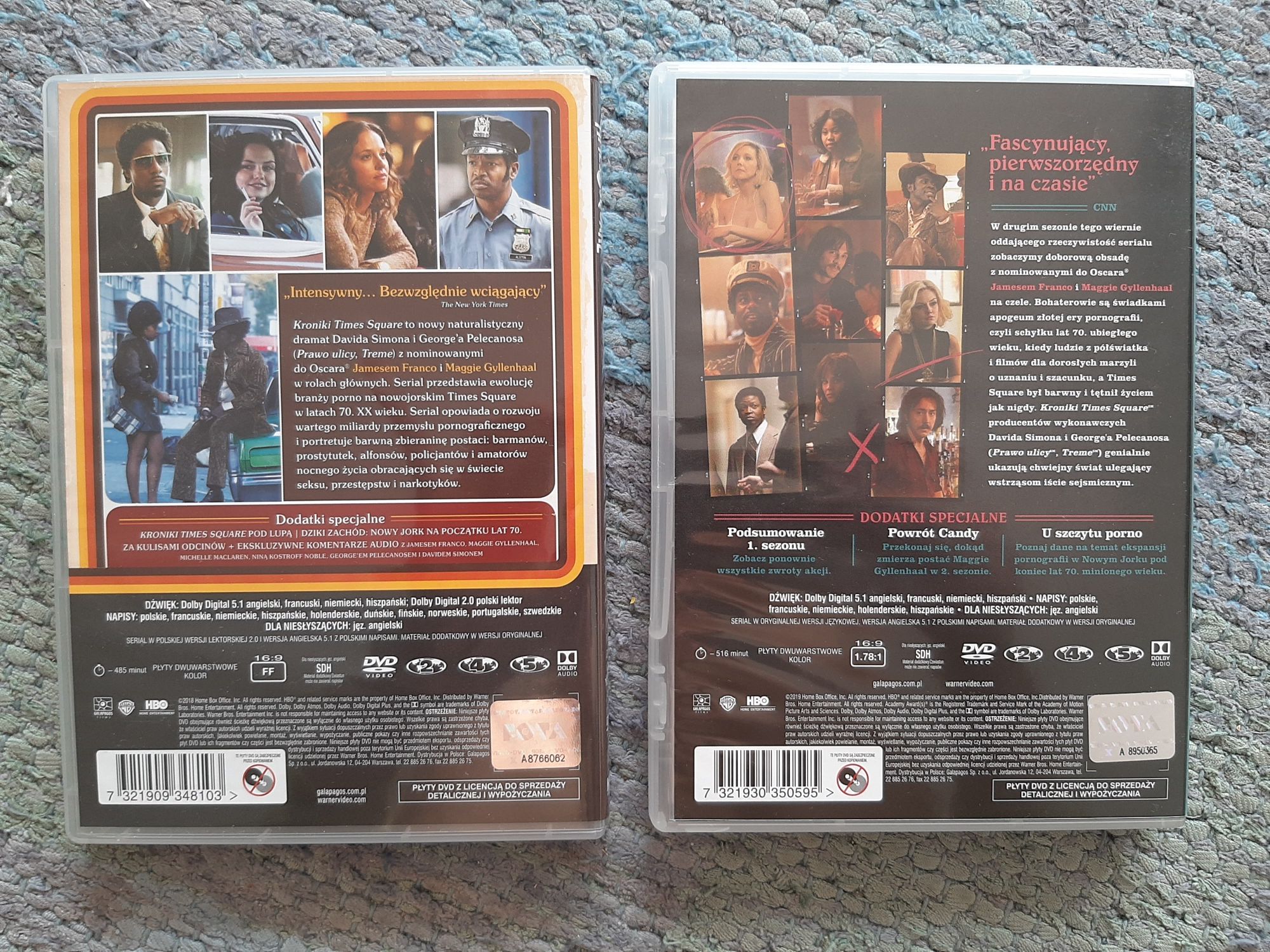 serial DVD "Kroniki Times Square" sezon 1 i 2