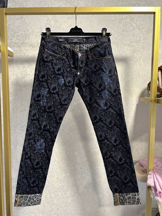 Джинси з велюром Philipp Plein. Люкс бренд. Оригінал.
