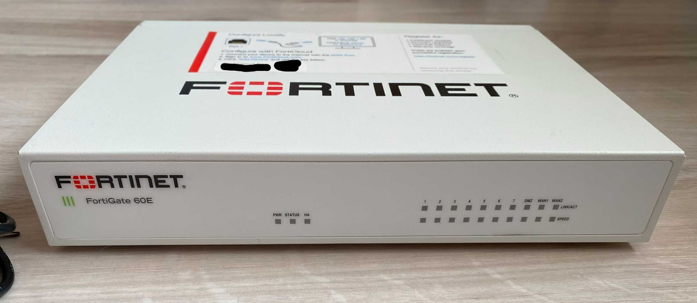 Fortinet Fortigate 60E Firewall + Licencje do końca czerwca 2024